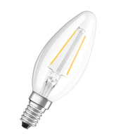 2x Żarówka LED B35 Świeczka E14 2.5W = 25W 250lm 2700K Ciepła 300° Retrofit Filament CLASSIC Osram