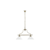 Lampa Sufitowa Wisząca Żyrandol 2x E27 Brązowy Klasyczny Marian Rabalux