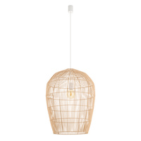 Lampa Sufitowa Wisząca E27 Biała Skandynawska HAITI L 11165 Nowodvorski