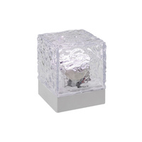 Lampa Stołowa Biurkowa Nocna Dekoracyjna 1W Ściemnialna Pilot Timer Biały Cubiko Rabalux
