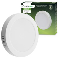 Oprawa Natynkowa Lampa LED Natynkowa Sufitowa 18W Okrągła 4000K GLOW Biała LUMILED