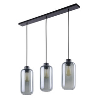 Lampa Sufitowa Wisząca MARCO GRAPHITE Szkło+Metal Grafitowa Loftowa 3xE27 2078 TK Lighting