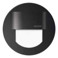 Oprawa Schodowa LED 0,4W 3000K 10V DC IP20 Czarny mat RUEDA MINI STICK Skoff