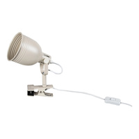 Lampa Stołowa Biurkowa Nocna Reflektor E14 Beżowy Industrialny Flint Rabalux