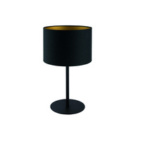 Lampa Stołowa Biurkowa Nocna E27 Czarna Nowoczesna ALICE 9091 Nowodvorski
