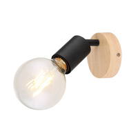 Kinkiet Ścienny Lampa Punktowa Reflektor Spot E27 Czarny Industrialny Pablo 3976 Rabalux