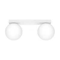 Lampa Sufitowa Listwa Oświetleniowa 2x G9 Kula Biała Nowoczesna Yoli Sollux