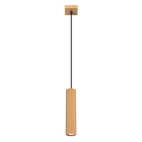 Lampa Wisząca Sufitowa Zwis Tuba Spot 1x GU10 Złota Karbon Deep Space SL.1554 Sollux