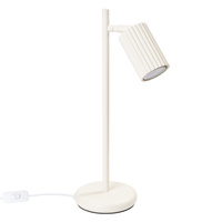 Lampa Biurkowa Stojąca Stołowa Nocna 1x GU10 Beżowa Karbon Deep Space SL.1605 Sollux