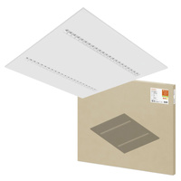 Panel LED Oprawa Biurowa Lampa Sufitowa 33W 3800lm 3000K Ciepła Podtynkowa Biały 60x60cm UGR16 IndiviLED® Ledvance