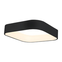 Plafon natynkowy ASTRO 24W 4000K LED Kwadratowy Klosz Czarny ML6356 Milagro Metal + Akryl