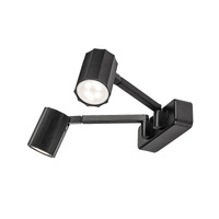 Kinkiet Ścienny Lampa LED GU10 Czarny Nowoczesny Karter Rabalux
