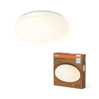 Lampa Ogrodowa Zewnętrzna Ścienna Kinkiet Elewacyjny 24W 3000K Ciepła 1800lm Biały IP44 ESSENTIAL Osram