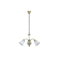 Lampa Sufitowa Wisząca Żyrandol 3x E14 Brązowy Klasyczny Francesca 7373 Rabalux