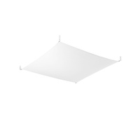 Lampa Sufitowa Oprawa Natynkowa 4x G13 Plafon Prostokątna Biała Minimalistyczna Luna Sollux