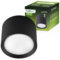 Oprawa HALOGENOWA Natynkowa SUNLA Tuba Gx53 LED Spot Kinkiet Sufitowa Walec Czarny LUMILED