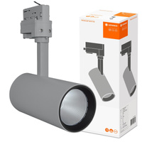 Oprawa LED Reflektor Szynowy 25W 1900lm 4000K Neutralna 3-Fazowy Regulowany Szary Tracklight Ledvance