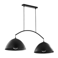 Lampa Sufitowa Wisząca FARO NEW BLACK Żyrandol Czarna Minimalistyczna E27 6008 TK Lighting