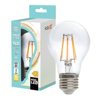 Żarówka LED E27 Kulka 12W 1521lm 3000K Ciepła 360° Filament Line Kobi