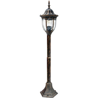 Lampa Ogrodowa Stojąca Słupek E27 Patynowa IP43 Florencja Sanico Goldlux