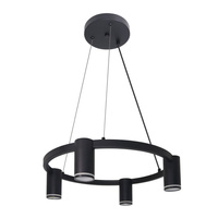 Lampa Sufitowa Wisząca Zwis 4x GU10 Czarna PARIS Sanico Goldlux