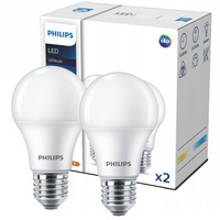 2x Żarówka LED E27 A60 4.9W = 40W 470lm 4000K Neutralna CorePro Philips