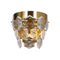 Lampa Ścienna Kinkiet GRACE Złota 2xE14 Milagro