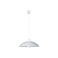 Lampa Wisząca Sufitowa Zwis E27 Biały Klasyczny Bloomy Rabalux