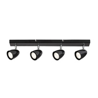 Lampa Sufitowa SPOT Reflektor 4x GU10 Czarny Nowoczesny Perico Rabalux