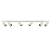 Lampa Listwa Oprawa Sufitowo-Ścienna LED 6 x GU10 ARRAS Biały GOLDLUX (Polux)