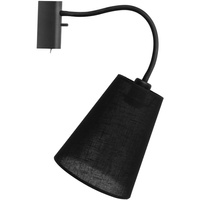 Lampa Ścienna FLEX SHADE 9758 Nowodvorski Czarna E27 Kinkiet Materiał+Stal Minimalistyczna