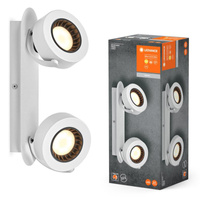Lampa LED Ścienna Sufitowa Kinkiet Oprawa Natynkowa 10.5W 450lm CCT Dekoracyjna Biały Spot Venus Ledvance