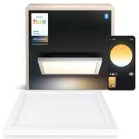Panel LED Lampa Sufitowa Natynkowa 30x30 cm 19W 1940lm IP20 White Ambiance TW Biała Inteligentna SMART Zigbee Bluetooth Aurelle Philips HUE