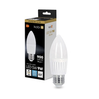 Żarówka LED E27 Świeczka 9W 900lm 6000K Zimna 200° Premium Kobi