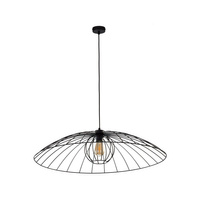 Lampa Sufitowa Wisząca BARBELLA Zwis Druciana Czarna Loftowa E27 6261 TK Lighting