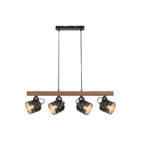 Lampa Wisząca Sufitowa E14 Brązowy Industrialny Rotem Rabalux