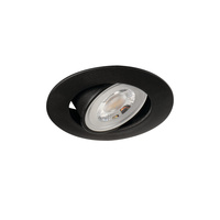 Oprawa Sufitowa Podtynkowa LED FIZU DOWNLIGHT 4.8W 3000K IP20 Ruchoma Czarna KANLUX