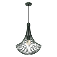 Lampa Wisząca Sufitowa CESTA Zielona 1xE27 Milagro