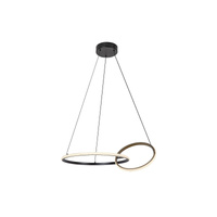 Lampa Wisząca Sufitowa LED 36W 4000K Czarny Nowoczesny Emilion Rabalux