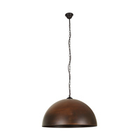 Lampa Sufitowa Wisząca E27 Brązowa Nowoczesna HEMISPHERE RUST L 6368 Nowodvorski
