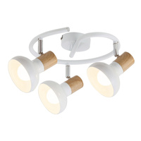 Lampa Sufitowa Punktowa Reflektor Spot 3x E14 Biały Skandynawski Holly 5946 Rabalux