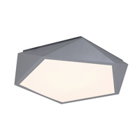 Plafon LED Lampa Sufitowa Oprawa Ścienna Natynkowa 30W 3000K Szary Nowoczesny Raffa Rabalux