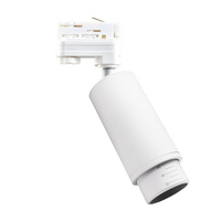 Reflektor szynowy Lampa sufitowa Mica GU10 ZOOM Track Light 3 - fazowy Biały Milagro