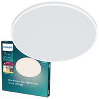 Lampa Sufitowa Plafon LED 22W 2300lm 2700K SceneSwitch Biała Ozziet Philips
