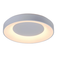 Plafon LED Lampa Sufitowa Oprawa Ścienna Natynkowa 38W 3200lm 3000-6500K CCT Ściemnialna Pilot Timer Biały Minimalistyczny Ceilo Rabalux