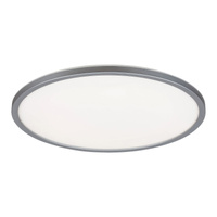 Plafon LED Lampa Sufitowa Oprawa Ścienna 22W 2000lm 4000K RGB Srebrny Timer Nowoczesny Rasmus Rabalux