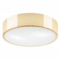 Plafon LED Lampa Sufitowa DANTE 2xE27 Biała Złota Metalowa LD.PD-6.15 Lamkur