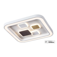 Plafon LED Lampa Sufitowa Oprawa Ścienna Dekoracyjna 40W 2400lm 3000-6000K CCT Biały Nowoczesny Hollis 6475 Rabalux