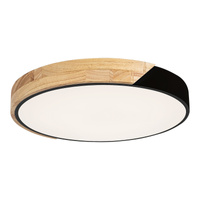 Plafon LED Lampa Sufitowa Oprawa Ścienna Natynkowa 24W 1890lm 4000K Czarny Skandynawski Maple Rabalux