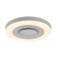 Plafon LED Lampa Sufitowa Oprawa Ścienna Natynkowa 40W 3200lm 3000-6000K CCT RGB Timer Ściemnialna Pilot Biały Nowoczesny Calvin Rabalux